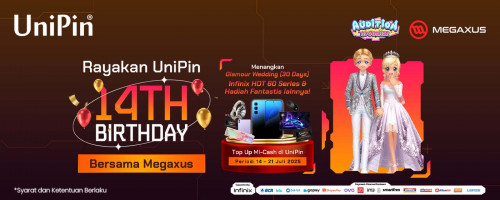 [UniPin 14Birthday] Top Up MI-Cash di UniPin – Bawa Pulang Hadiah Fantastis &  Avatar Gratis!